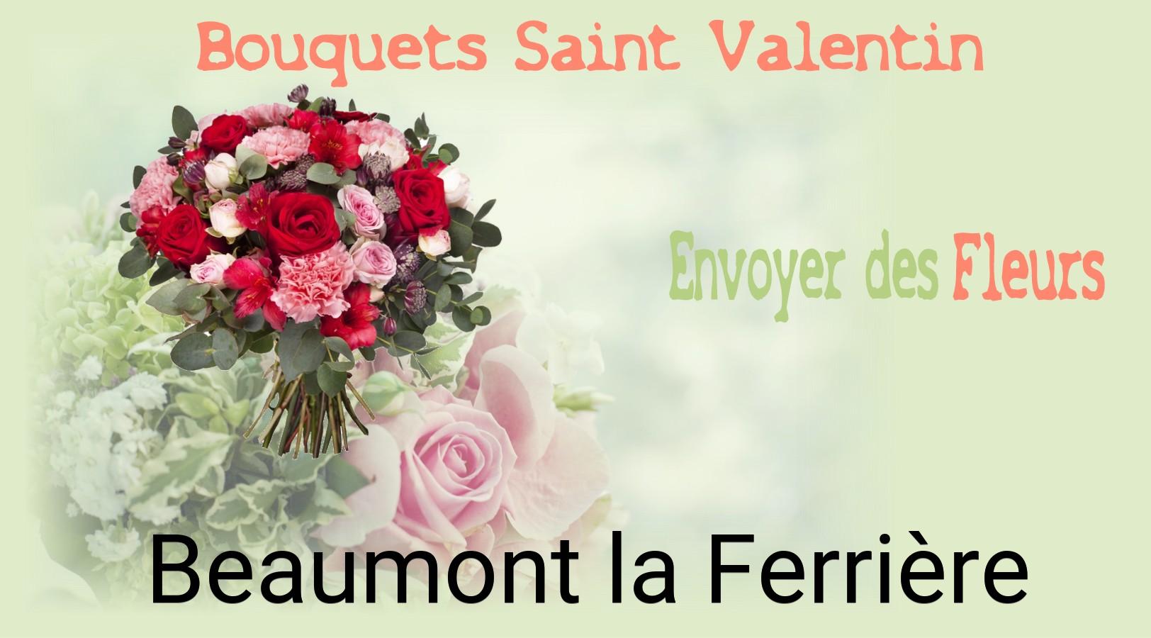 Roses de Saint-Valentin livrées à Beaumont-la-Ferrière